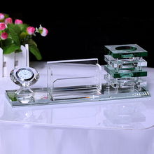 晶莹剔透，尽显专业与品味 水晶办公用品与数码礼品的艺术融合